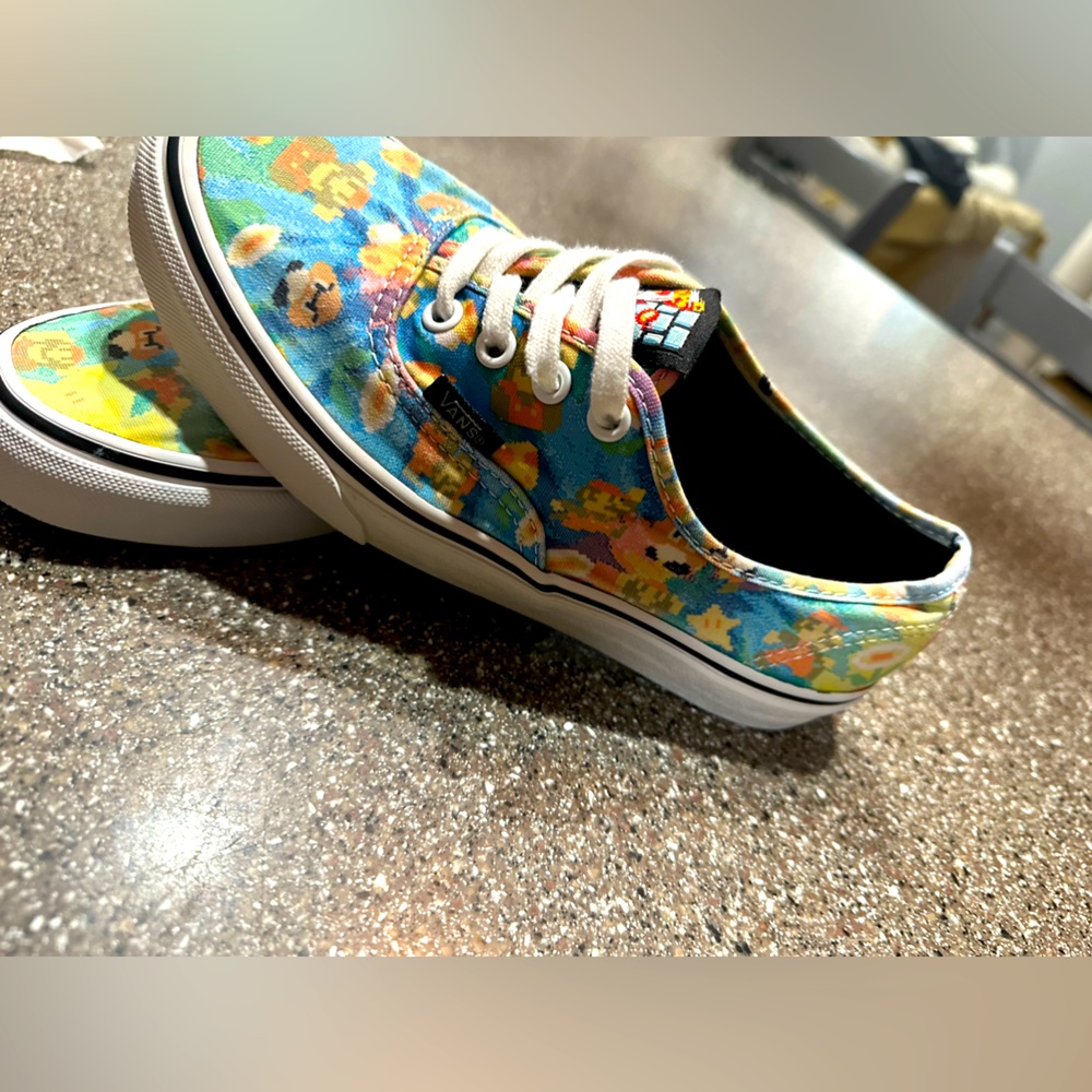 ***RARE TIE DYE MARIO VANS***